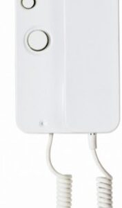 Citofono Elettronico Bianco Con Tasto